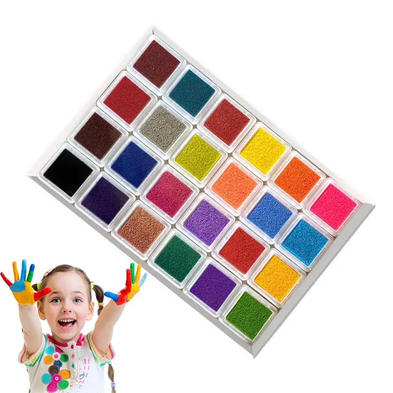 Набор для рисования пальцами, 24 цвета