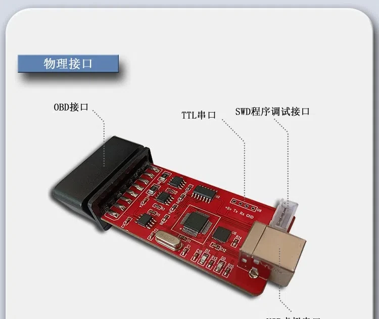 

OBD/UDS Development Board/customizable Software and Hardware for New Energy/ISO27145