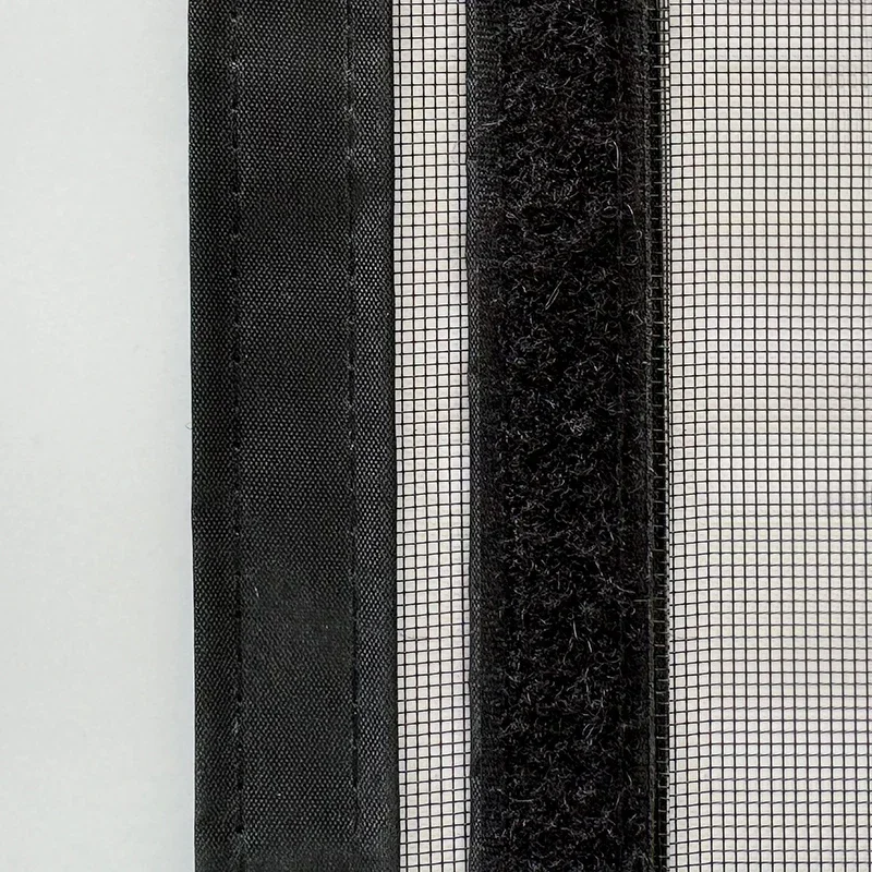 Magnetischer Fliegengittervorhang, freihändiger Netzvorhang, strapazierfähiges Moskitonetz, kinder- und haustierfreundlich, kein Bohren erforderlich, automatisch schließend – Detail 12