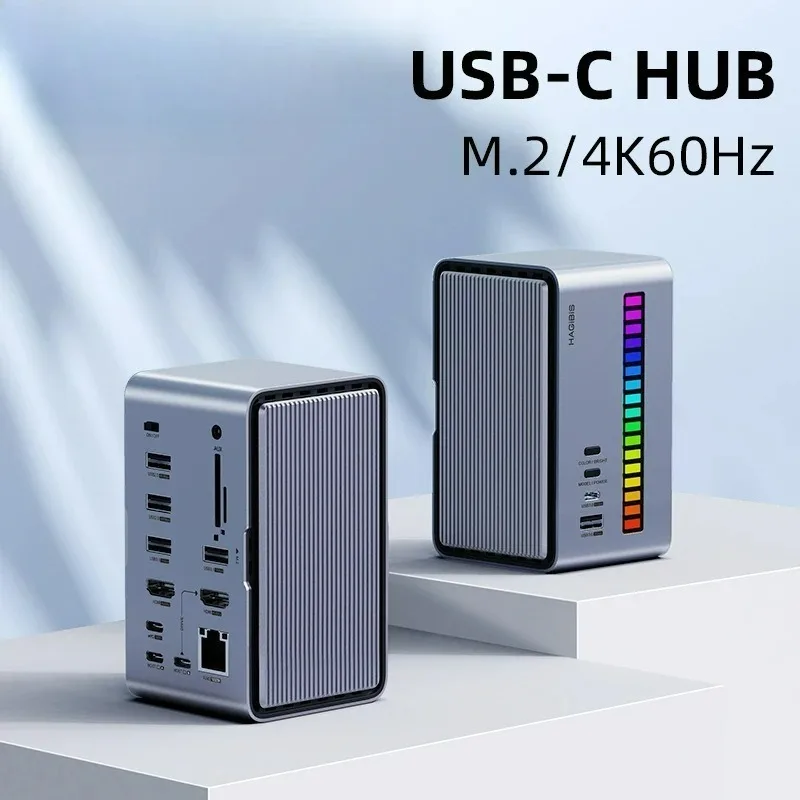 M.2 Hard Disk Case Type-C Docking Station USB Converter Thunderbolt 3/4