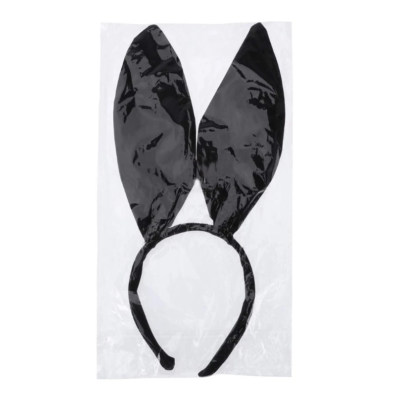 Women Girls Cartoon Bunny Ears Shaped Headband Multi Color Hair Hoop Makeup Wash Face Christmas Party Drop Shipping