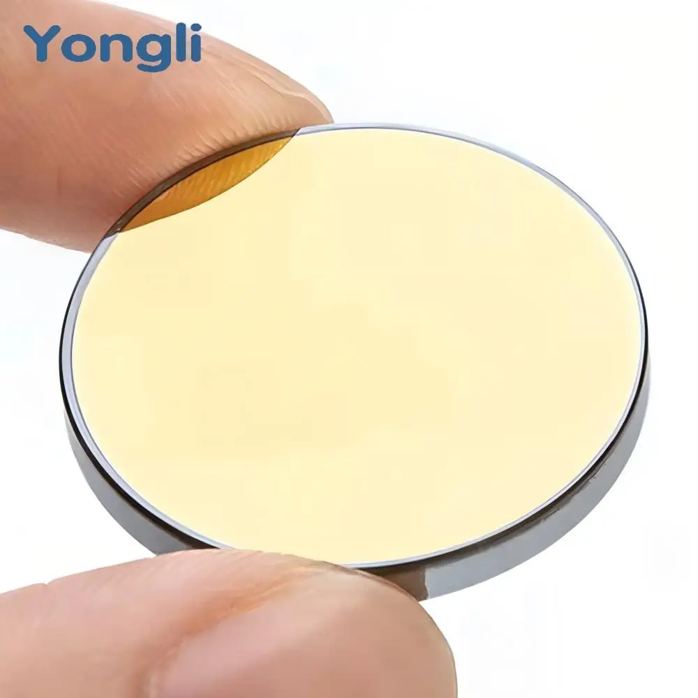 Yongli 3Pcs CO2 Laser Reflective Mirrors Gold-Plated Silicon Diameter 20-38.1mm for Laser Engraver Cutting Machine