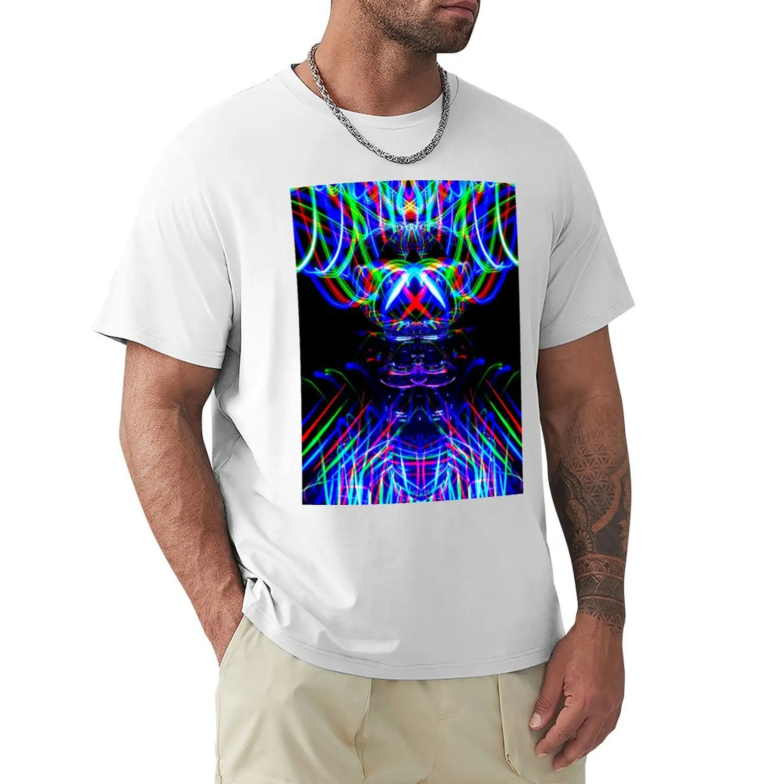 The Light Painter 53 T-shirt tees Short sleeve tee mens funny t shirts