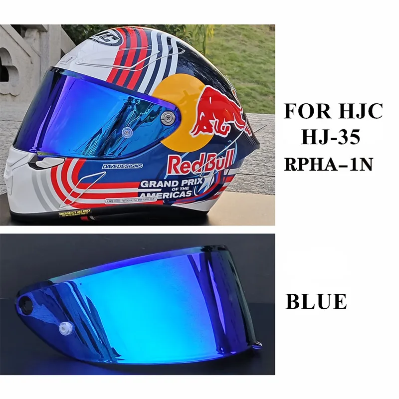 HJ-35 Visor helm sepeda motor untuk HJC RPHA 1N HJ35 Casco Moto kaca depan aksesoris helm lensa pengganti kacamata ekstra