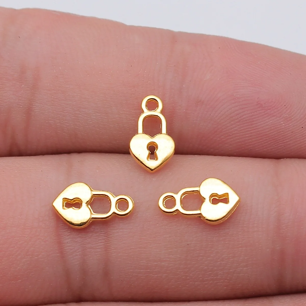 Heart Lock Key Charm Pendant Alloy Love Valentine Pendant For DIY Bracelet Necklace Jewelry Making Supplies