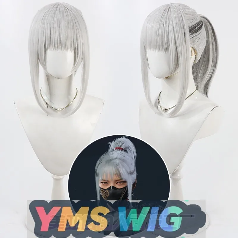 

[YMS WIG] Delta Action Hacking Claw Mai Xiaowen Cos Wig Red Skin Ink Cloud Map Full Tie Highlights