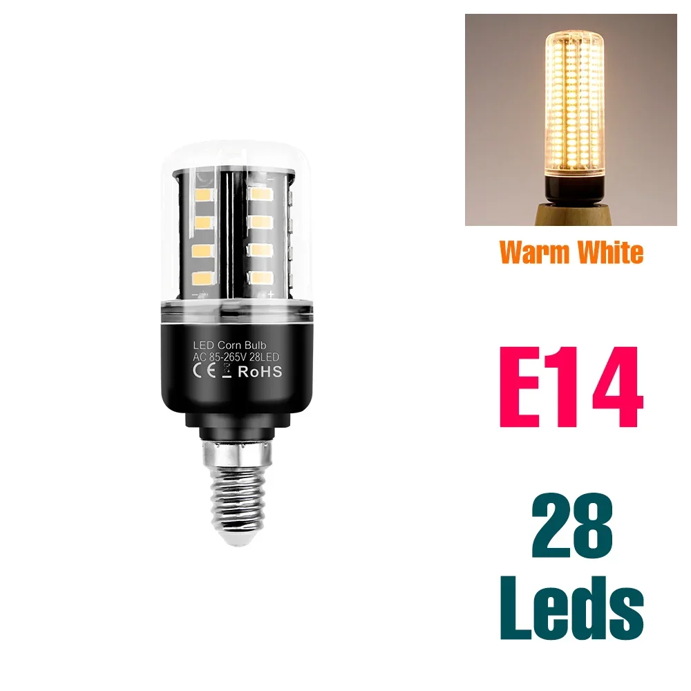 30W LED-maïslamp E27/E26 Binnenlampen 220V Plafondlamp E14 Spotlight B22 Woonkamer Slaapkamer Home Verlichting 110V Geen flikkering