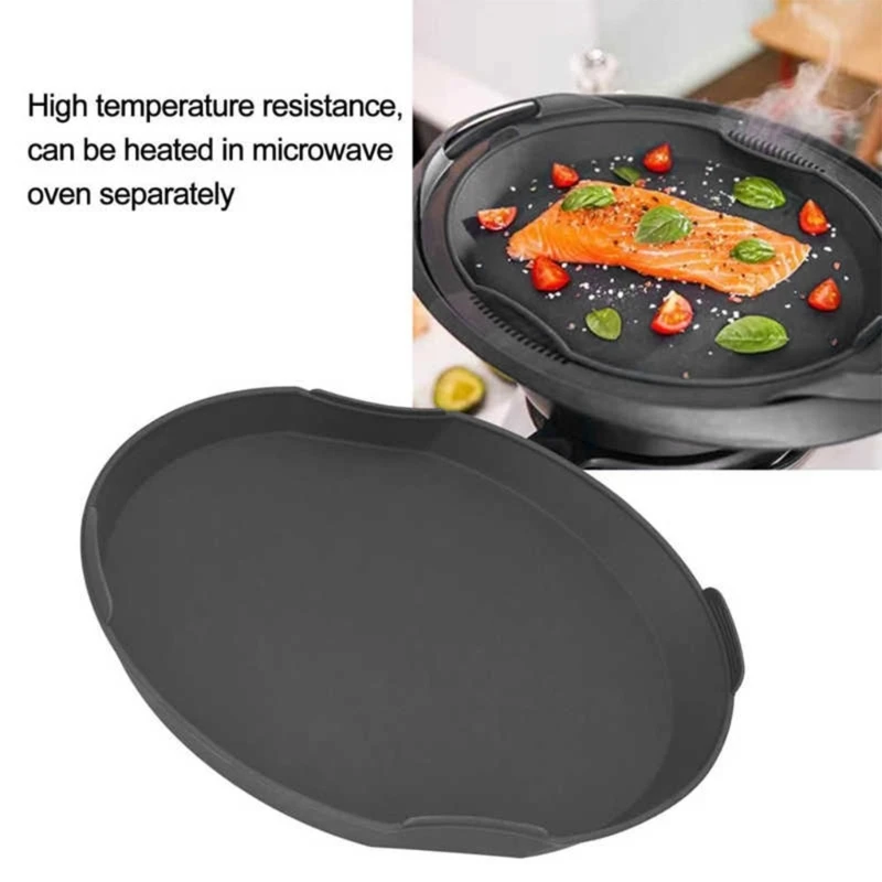 Heat-Resistant Silicone Pan  Processor Heating Plate Electric Hot Plates for Vorwerk-Thermomix TM31/5/6 Kitchen Dropshipping