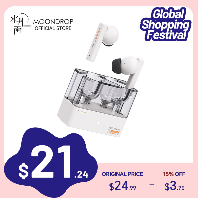  MOONDROP Space Travel TWS Earphone Bluetooth 5.3 Noise Canceling True Wireless Stereo IEMs 