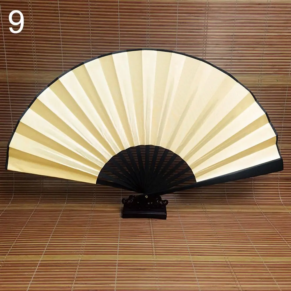 

48 см китайский Тай Чи Свадебная вечеринка Декор Вентилятор для йоги Вентилятор кунг-фу Складной сценический вентилятор Пластиковый костяной вентилятор