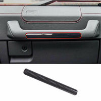 Real Dry Carbon Fiber Car C Co-Pilot Glove Box Handle Cover Trim For Mercedes-Benz G Class W463 G500 G63 2007-2018