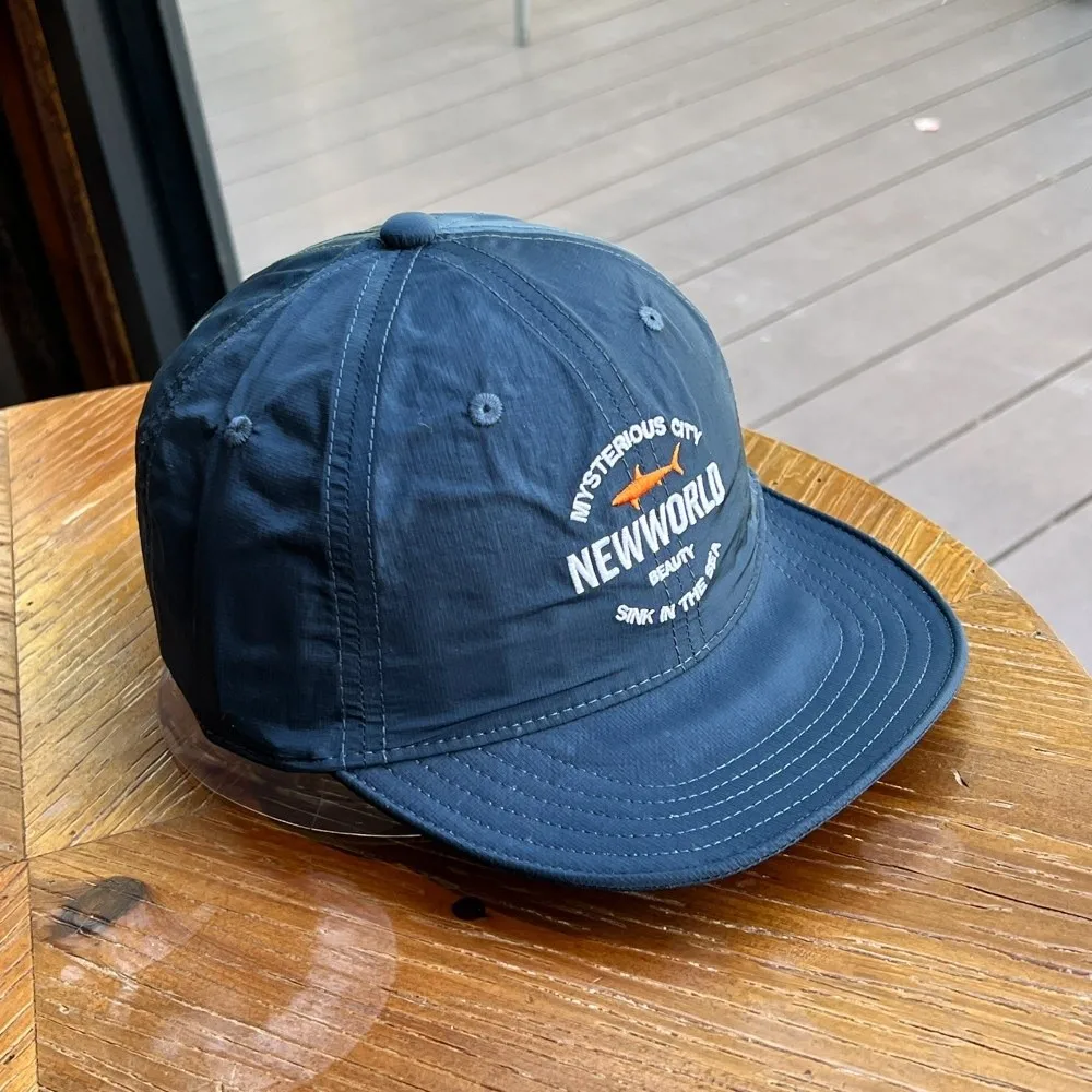 Breathable Fabric Baseball Hats Quick Dry Material Letters Embroidered Sunshade Hats Sunshade Feature Unisex Design Visor Hats