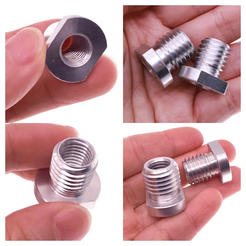 M10 to M14   M10 to M16 Angle Grinder Accessory Drill Bit Adapter Aluminium Adaptor Converter Connecting Tool - 2/4/10 Piece Set view 5