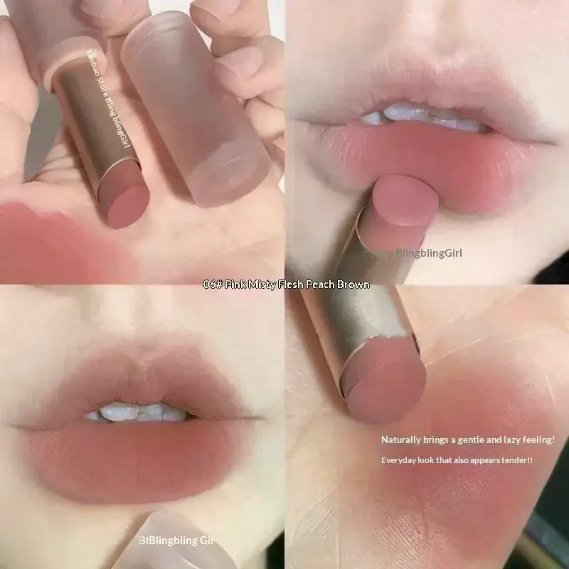 Nebbia morbida Smalto per labbra Lucidalabbra Velluto Rossetto opaco Lunga durata Non sbiadisce o macchia Tazza Trucco idratante Trucco per labbra Siero