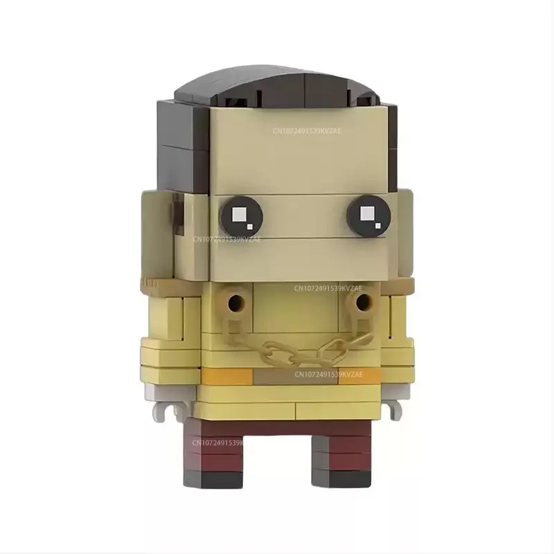 MOC  Anime Figures Brickheadz Building Blocks Fantasy Girl, Sister Characters Anime Model Brick Christmas Gift, Holiday Gift