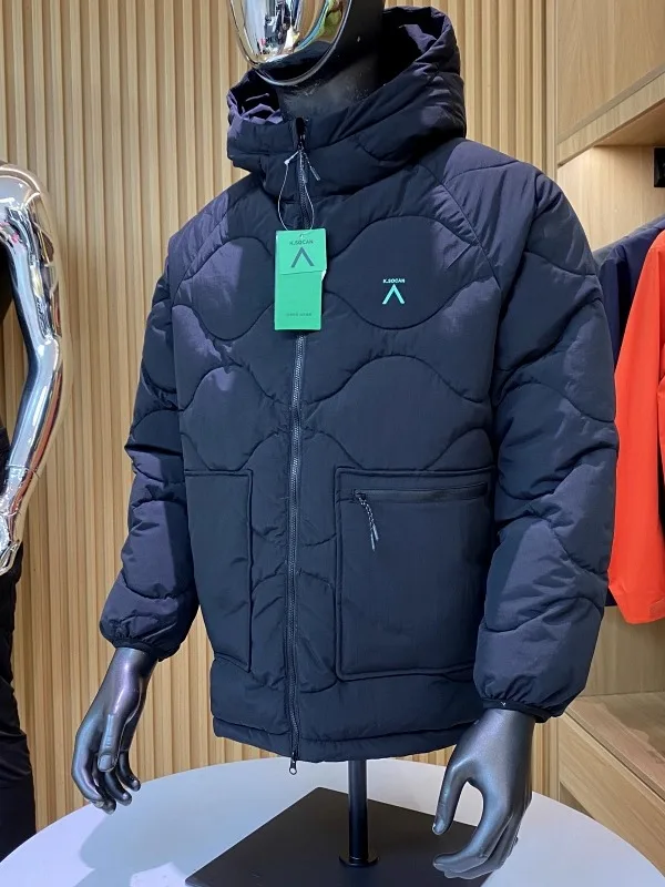 في الهواء الطلق Thiened الدافئة للماء مقنعين القطن Jaet الأزواج Sle الرجال الخريف الشتاء معطف الشباب Faion نسيج النايلون