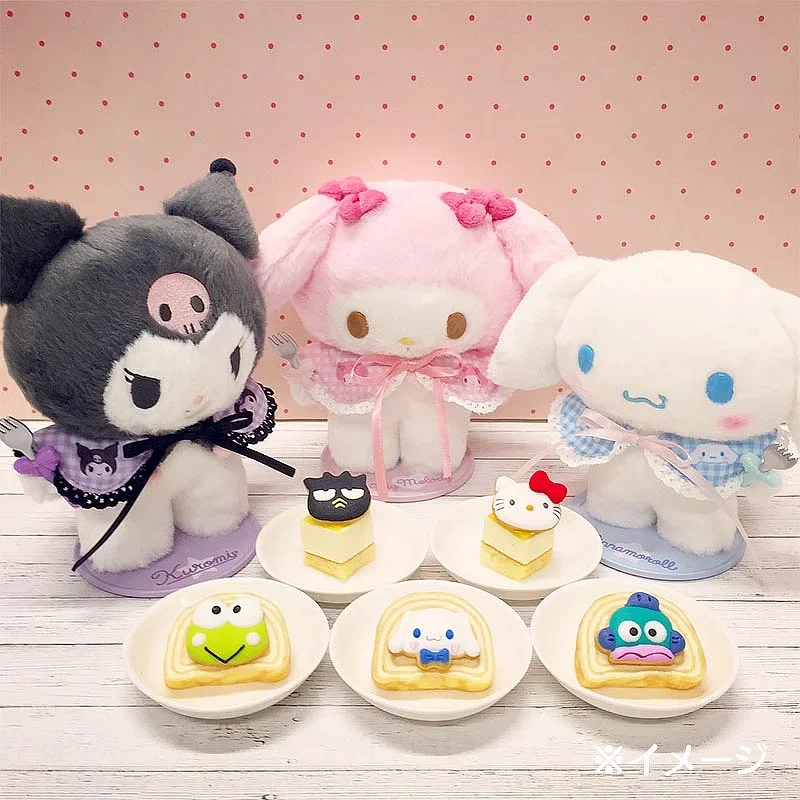 

Japan Sanrio L Size Magnetic Plush Doll Standing Kuromi Mymelody Cinnamoroll Cartoon Kawaii Anime Toy Collection Birthday Gift