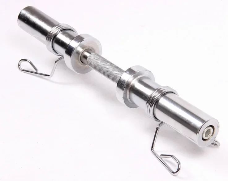 New Product 20 Inch Gym Fitness Barbell Bar Dumbbell Handle High Quality Steel Unisex Anti-Slip Customizable Logo 50mm Diameter