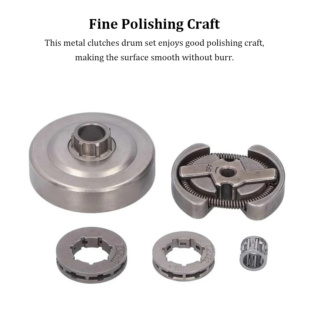 Clutches Drum Sprocket Plate Components Gardening Tool Metal Chainsaw Part image 2