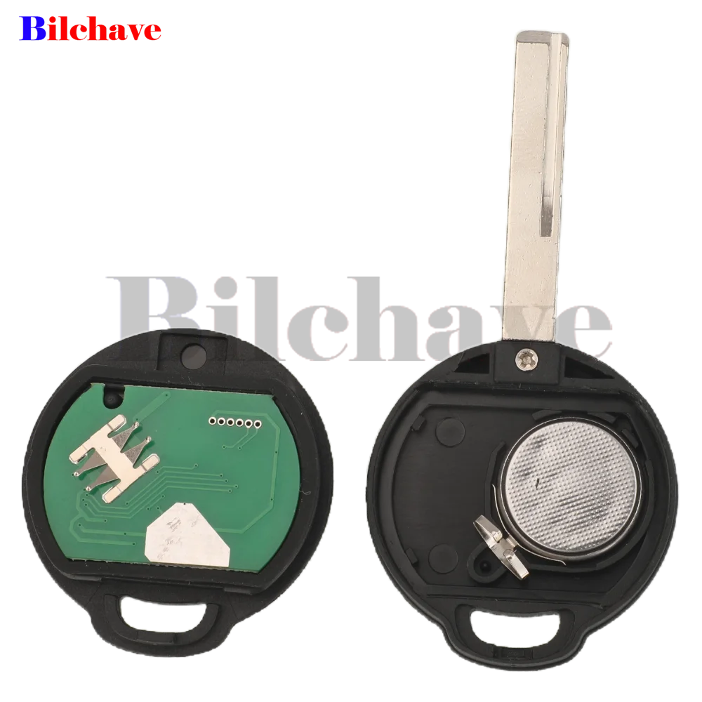 jingyuqin 315/433MHz ID46 PCF7941 2 Buttons Remoce Car Key For Mitsubishi Colt 2002-2012 Cabriolet 2006-2008 Smart HU56 Blade