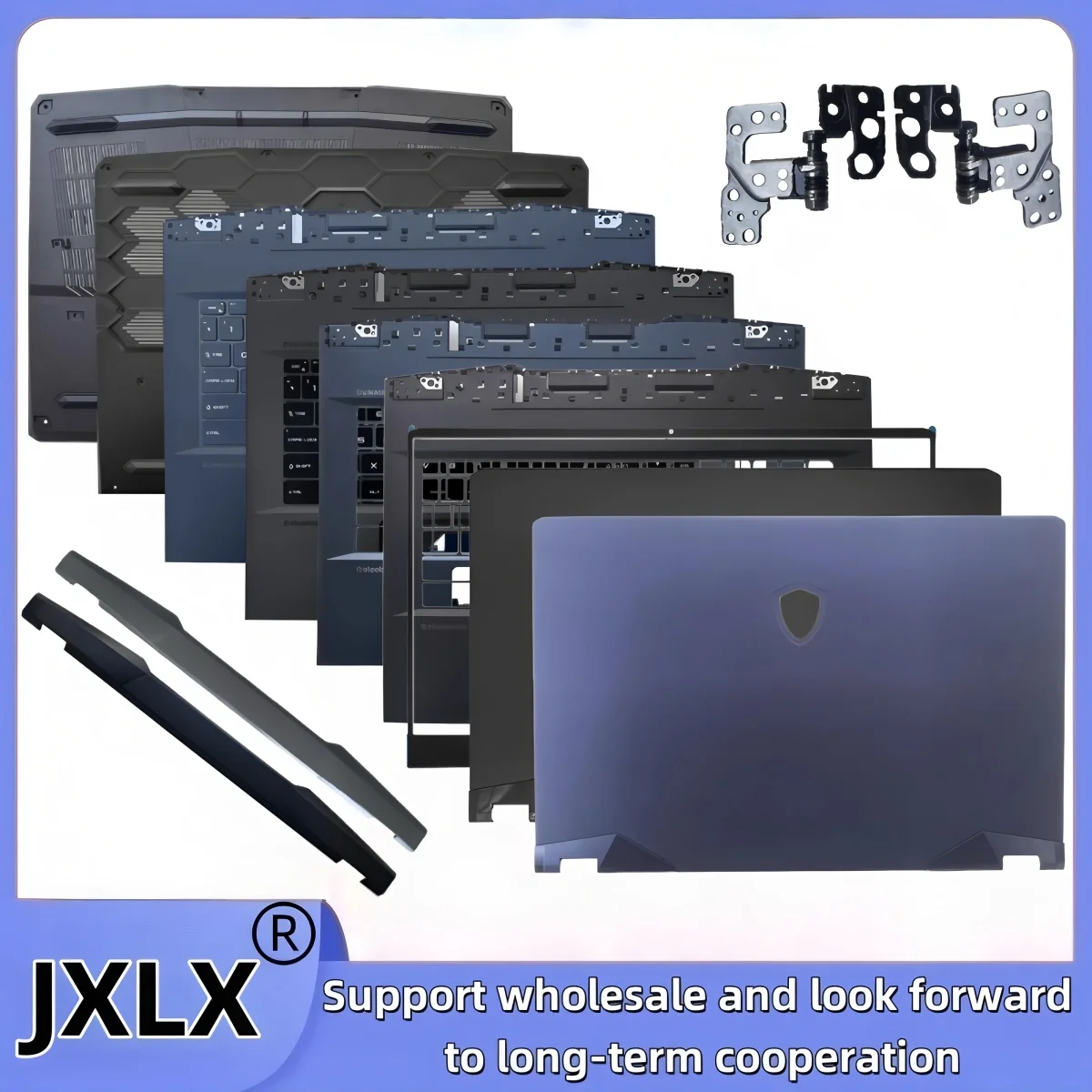 JXLX® New For MSI GE66 GP66 MS-1541 MS-1542 MS-1543 LCD Screen Back Cover/LCD Bezel/Palm Rest/Shaft Cover/Shell/Accessory