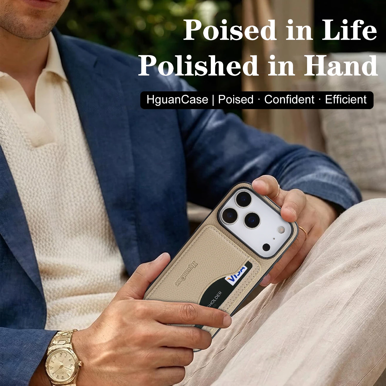 Anti-Fall Leather Case Cards Bag Kickstand Wallet Case For iPhone 17 Promax 16 Pro Max 15 Plus 14 13 12 17e 16e Phone Cover