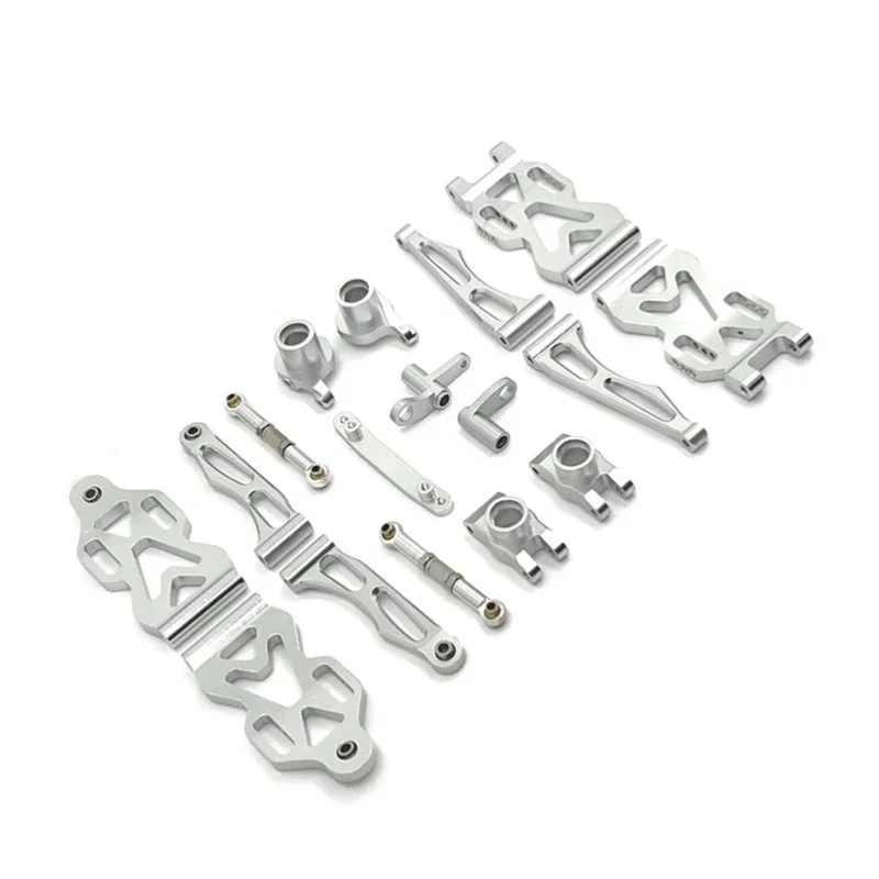 Atualização de metal, braço oscilante, copo de direção, biela, conjunto, para SCY 1/16 JJRC 16101 16102 16103 16104 16106 16201 Peças de carro RC