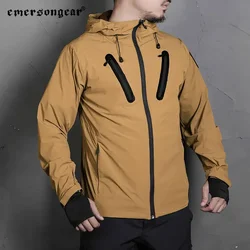 Emersongear chaqueta softshell táctica hombre cortavientos secado