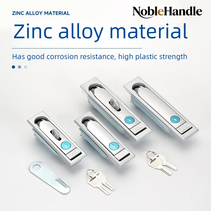 MS713 MS712 Plane Bounce Lock Zinc Alloy Security Lock for Fire Equipment EV Charger Mask Making Machine Cabinet Door