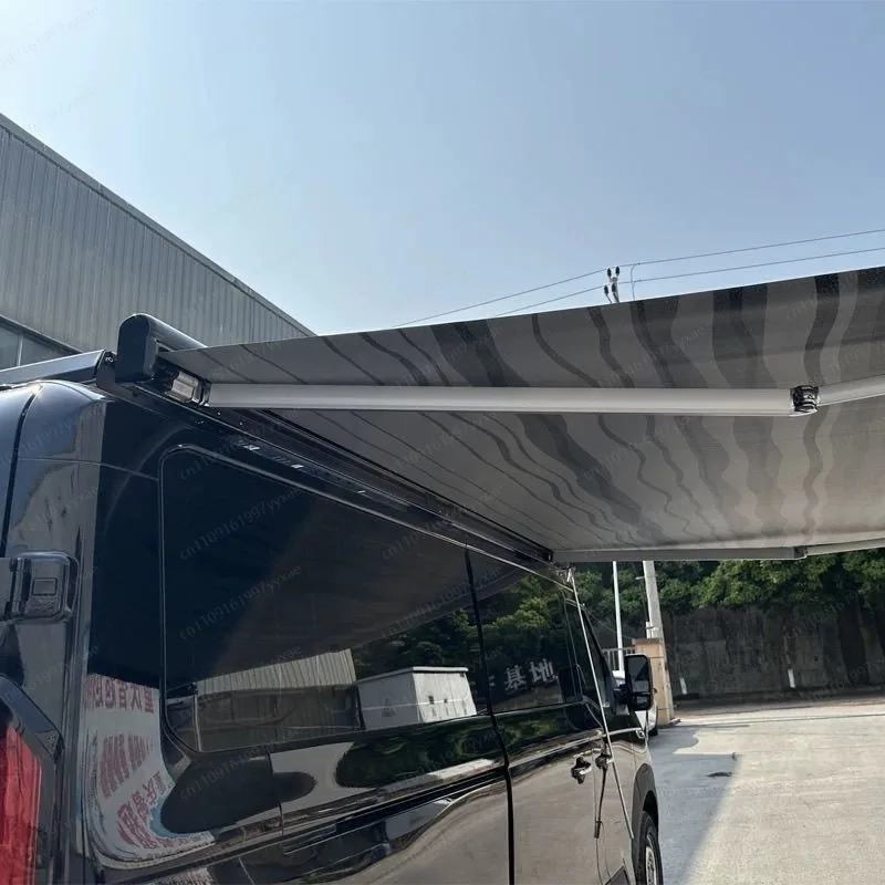 3rd‑Gen Wind‑Resistant Manual RV Side Awning 2.5m x 2m Modified Canopy for V80 V90 Van