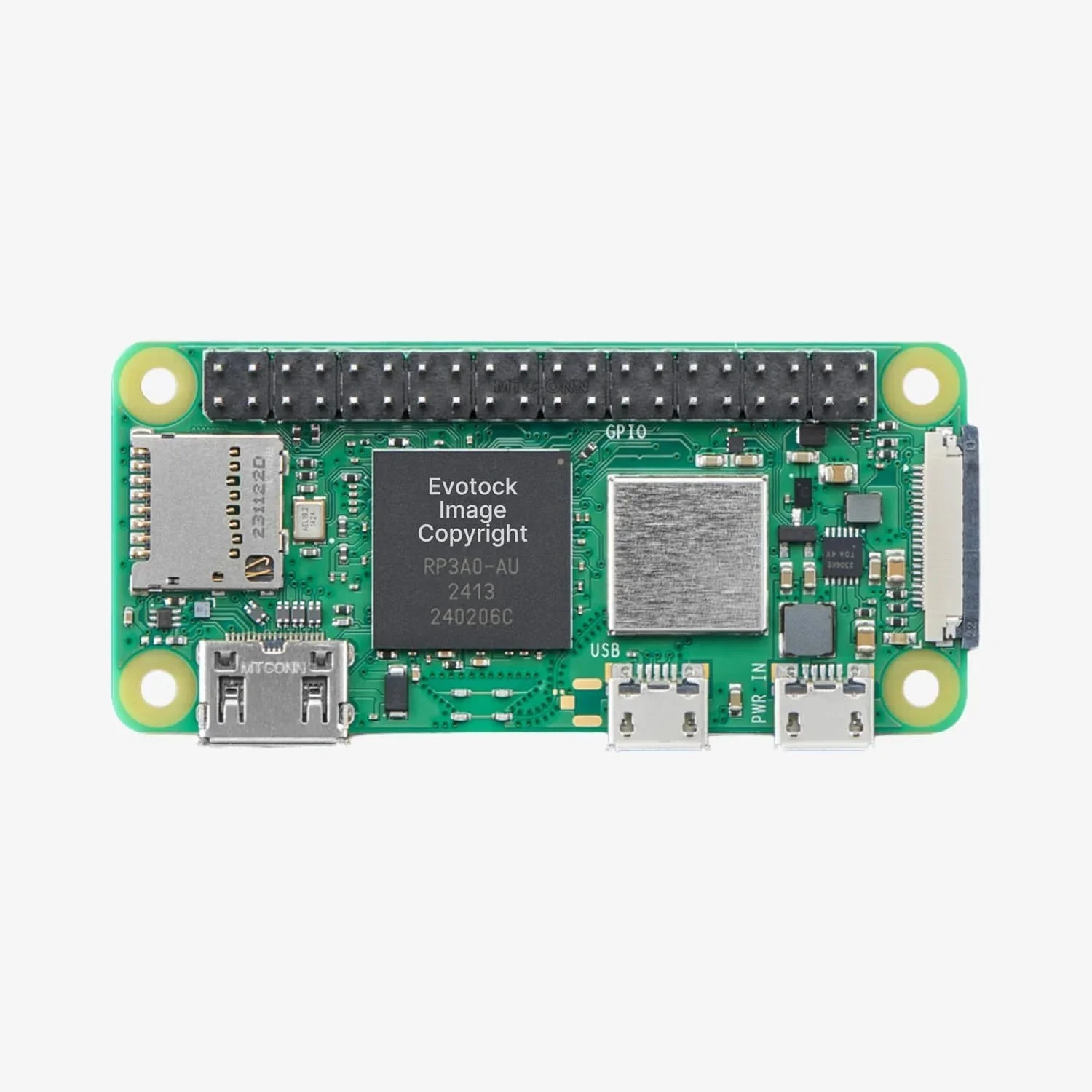 

Pi Zero 2 WH - Pre soldered connector, quad core 1GHz, 512MB, Wi Fi Bluetooth, HDMI, Micro USB, 40 GPIO, CSI camera port, 2023 v
