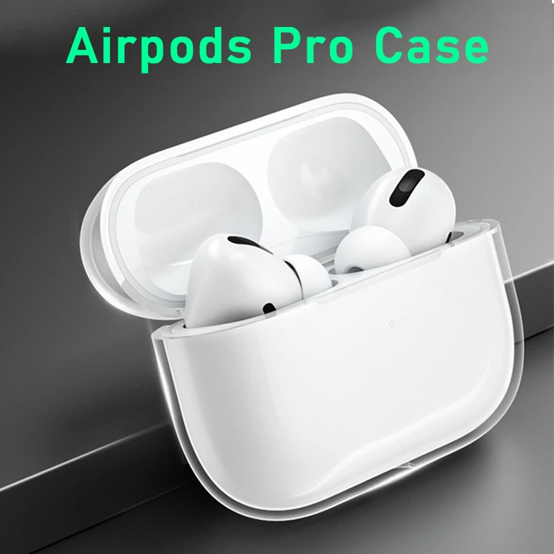 TPU Transparent Earphone Case for AirPods 1/2/3 Pro Gen Cover Case Earmuffs Anti-Scratch AirPods Protective Case