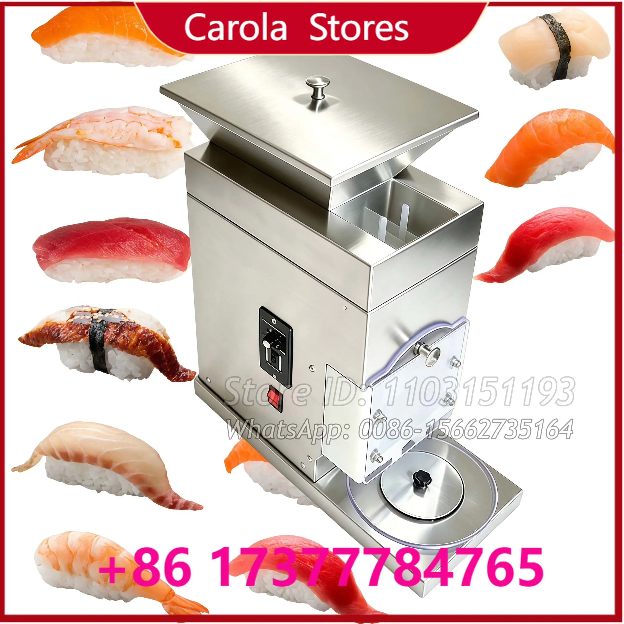 Commercial  Onigiri Sushi Rice Roll Robot Maker Machine Onigiri Sushi Forming Molding Shaping Machine For Sushi Making