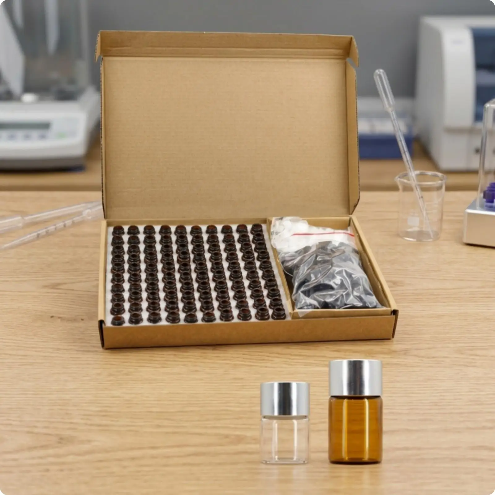 Compact Glass Perfume Bottle for Travel Refillable Mini Container with Screw Neck for Essential Oil Samples