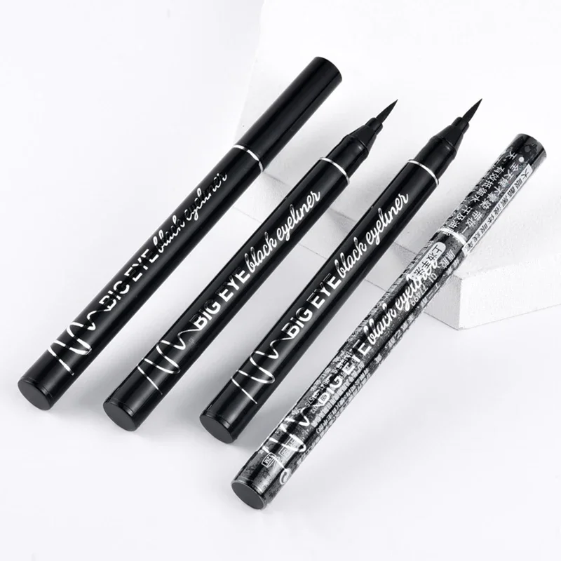 1/2/3pcs Eyeliner Black Liquid Eyeliner Pen Waterproof Fast Dry Sponge Head Eye Liner Pencil Makeup for Women Cosmetics Cheap