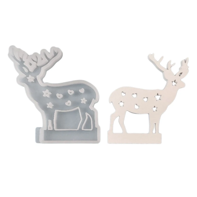 

Deer Shaped Silicones Molds for Making Holder Decorations Festival Gift Drop shipping