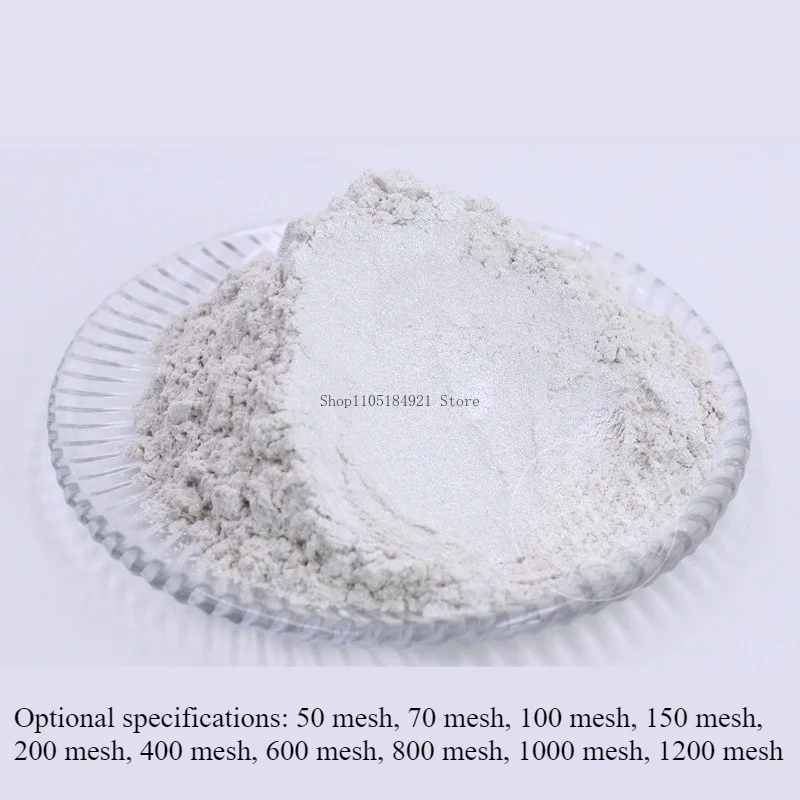 Silver Pearl Gloss Powder Very Fine Mica Powder Artistic Paint Injection Molding Spraying Coating Printing Ink Shimmering Luster view 3