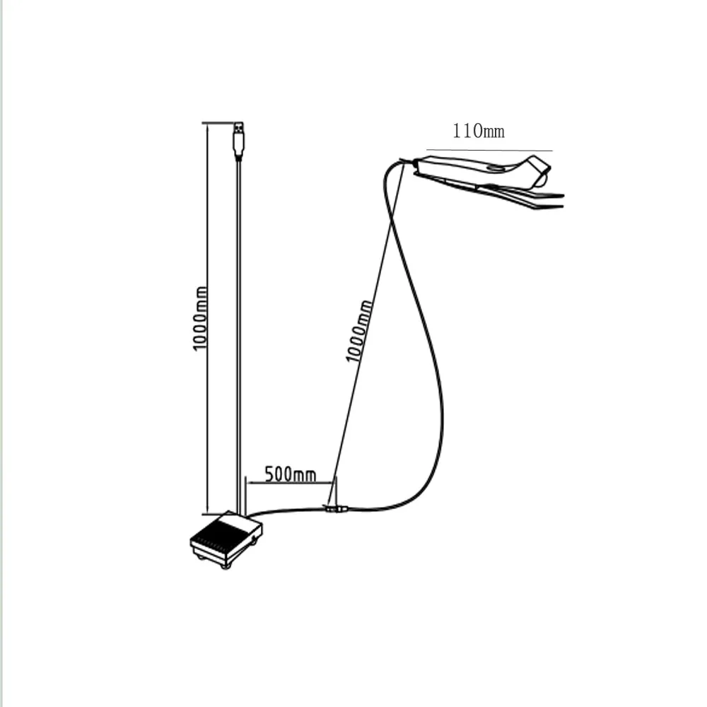 مصباح ملاقط لتمديد الرموش، ملاقط تجميل الأظافر من الفولاذ المقاوم للصدأ، ملاقط ذات طرف مدبب مع مصباح علاج الغراء بالأشعة فوق البنفسجية