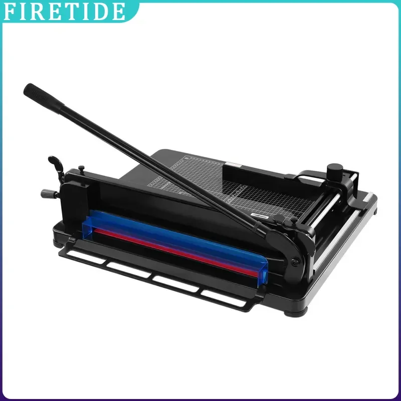 Heavy‑Duty Manual Paper Cutter 400 Sheets Stack Capacity, 440mm Width 40mm Thickness Adjustable Steel Blade Professional Office