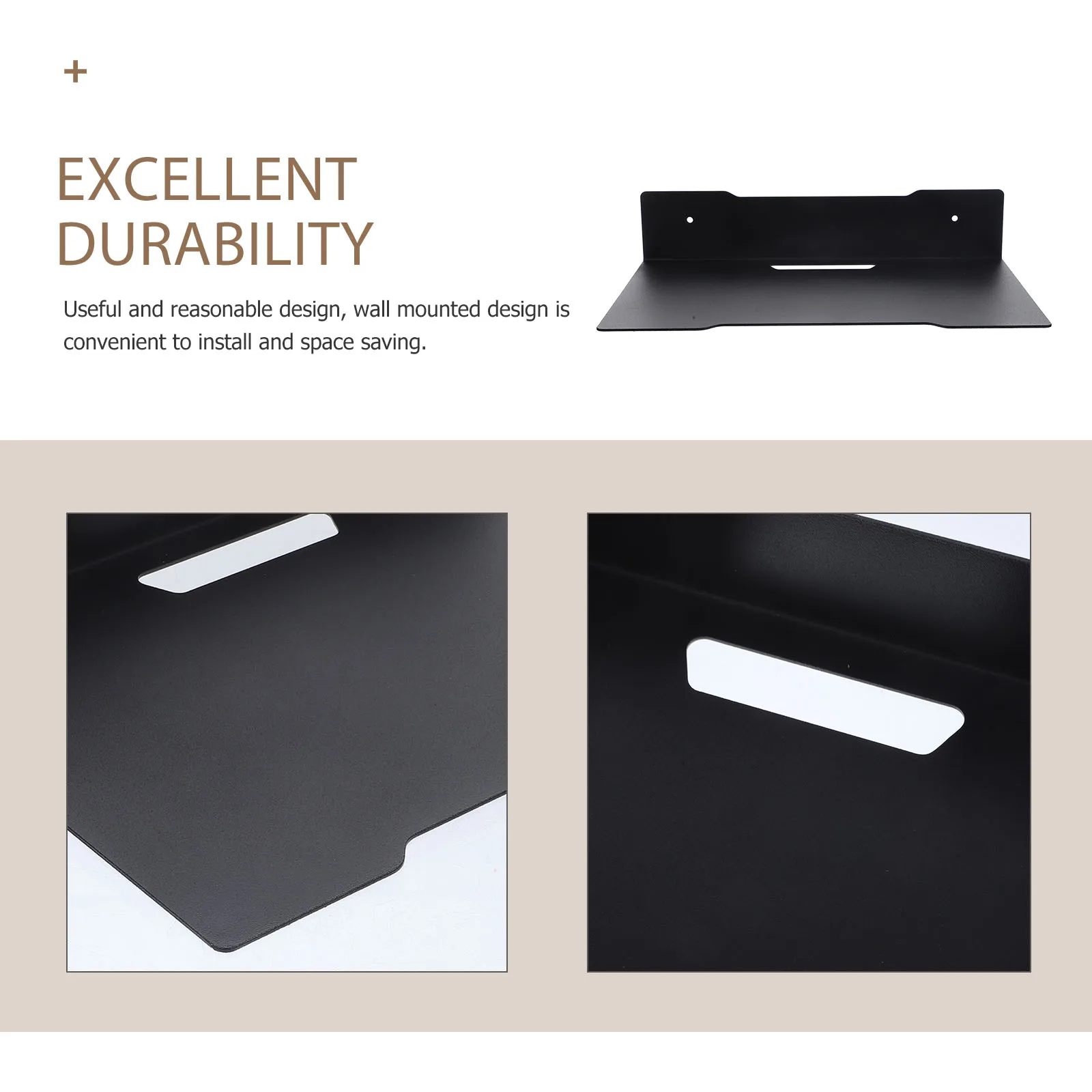 

Wall Shelf Camera Bracket for Corner Mount Security Mounted Punch Hole Cameras Brackets Black Mounting