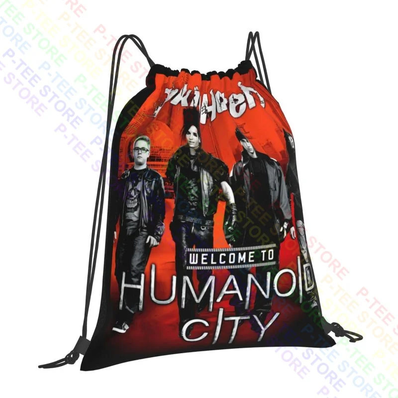 2010 Tokio Hotel Welcome To Humanoid City Tour Drawstring Bags Gym Bag Fashion Shoe Bag Shopping Bag Riding Backpack