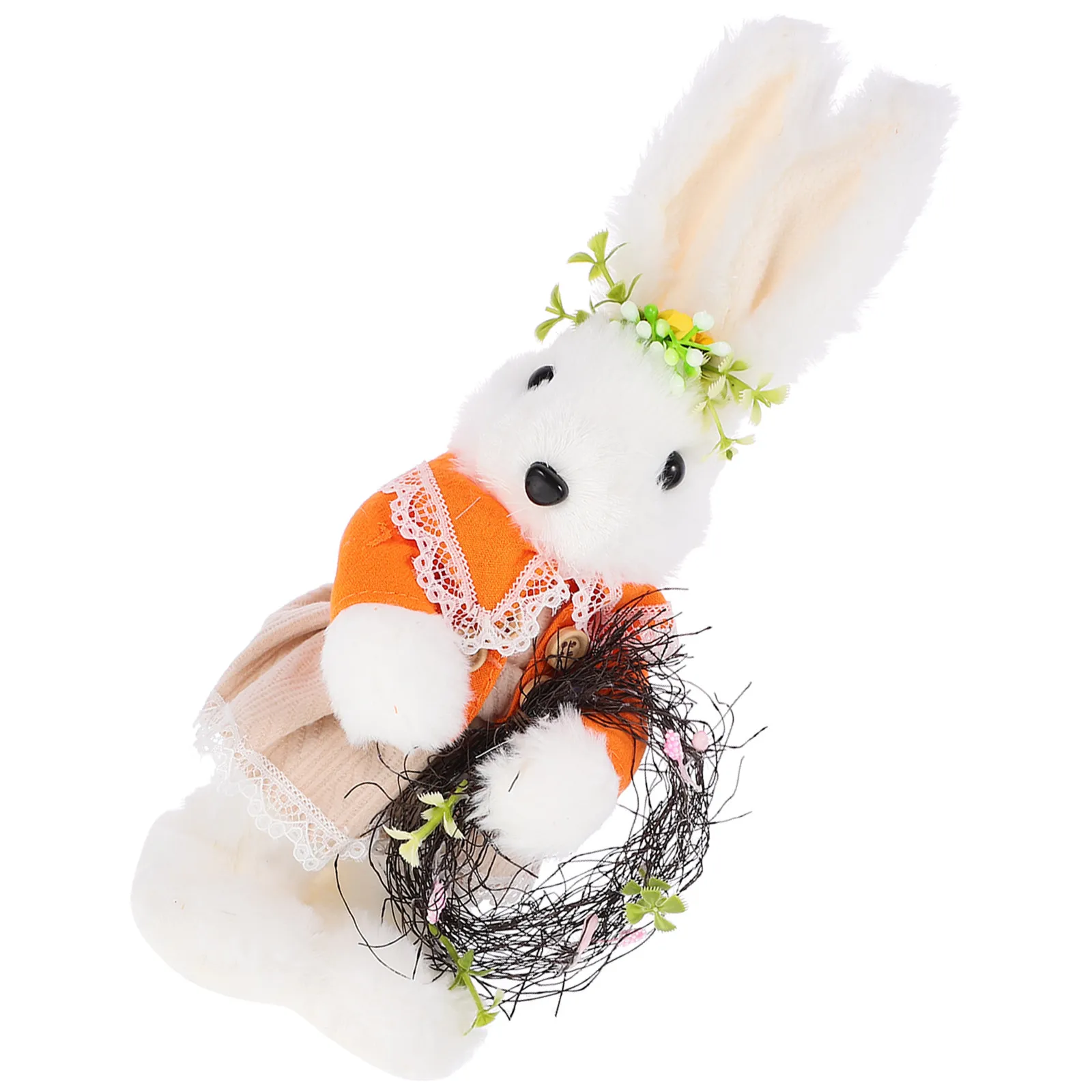 

Easter Bunny Statue Colorful Cartoon Rabbit Desktop Decoration Garden Home Table Decor Holiday Gift Accent Easter Bunny Statue