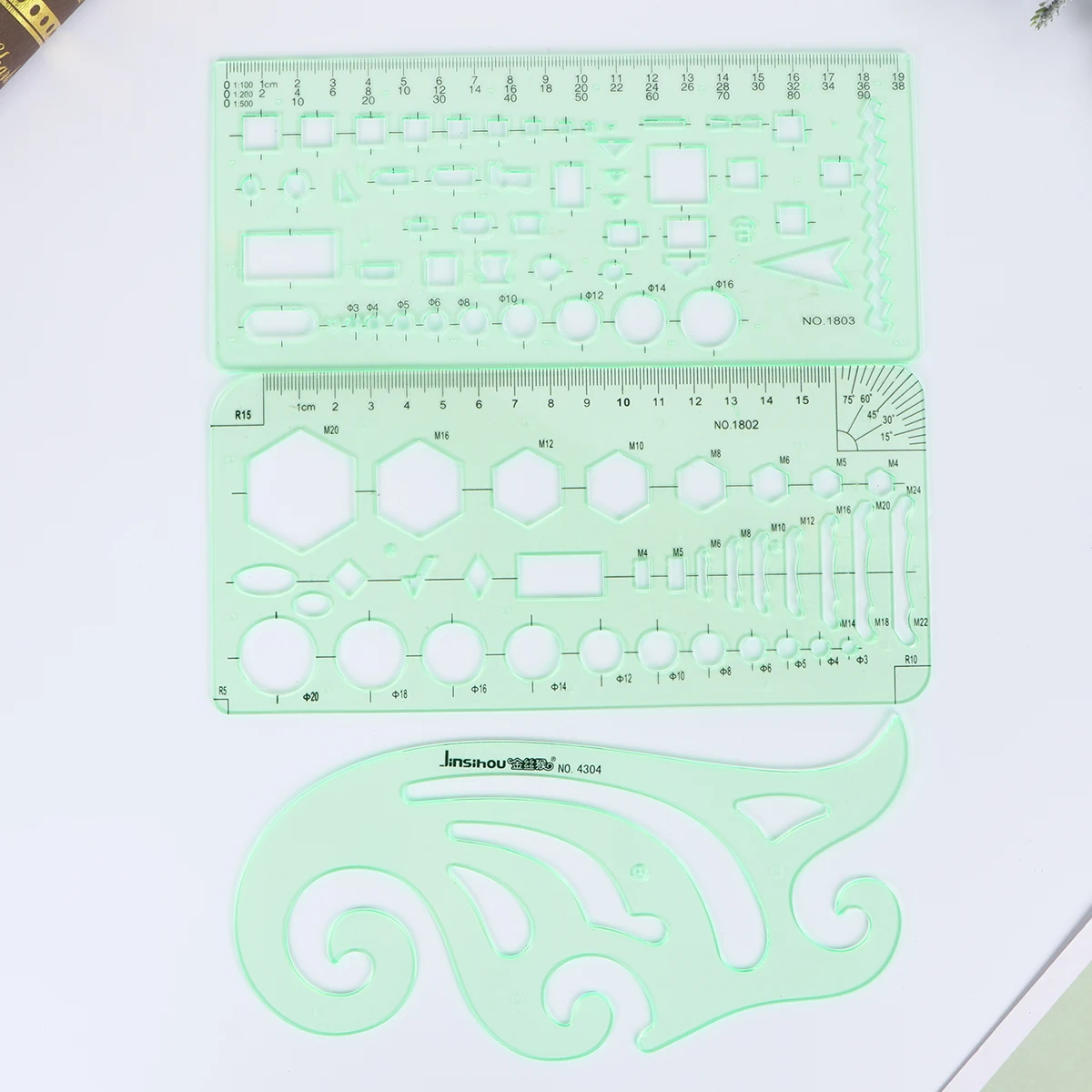 

11 Pcs Drawing Ruler Template Building Formwork Indoor Tool Design Designing Painting Aid Rulers Student