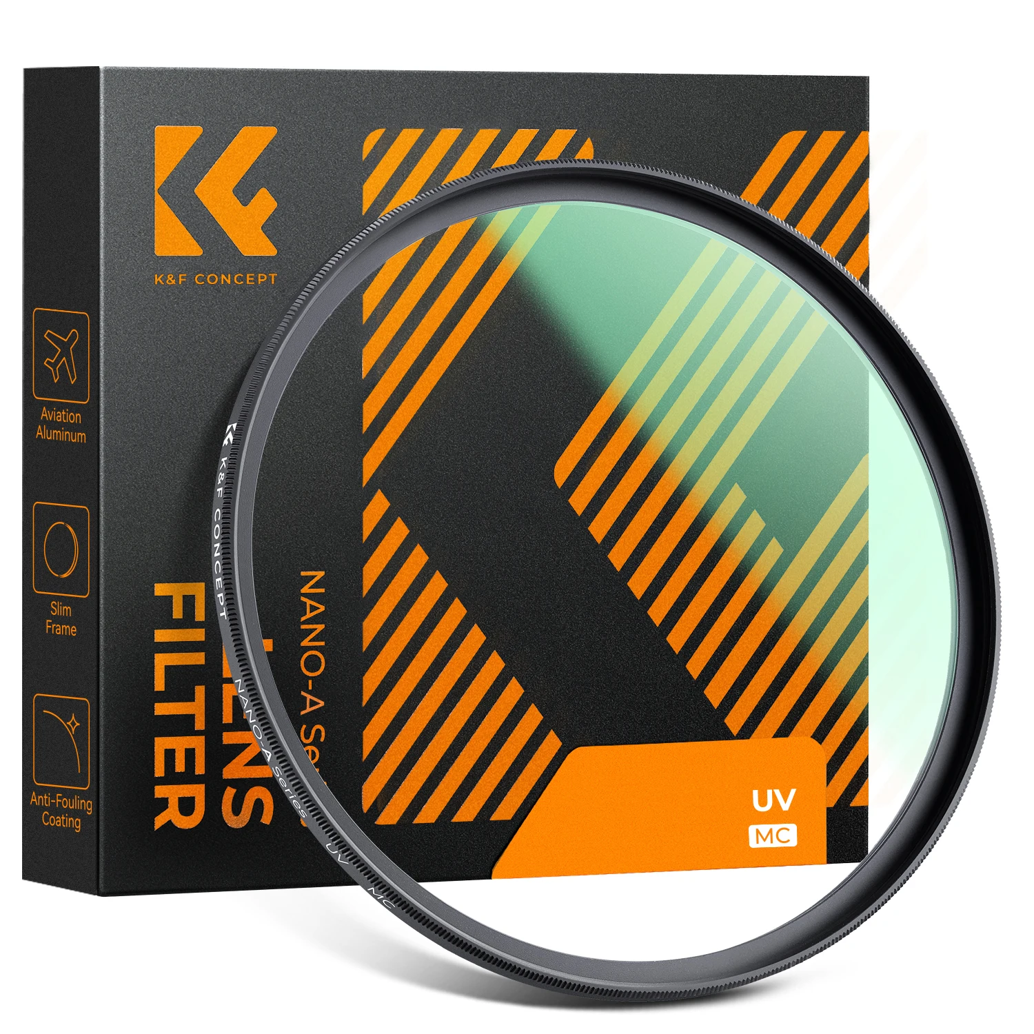 

K&F Concept MC UV Protection Filter Ultra-Slim 24-Layer Multi Coatings MCUV Filter for 49/52/55/67/72/77/82/86mm Camera Lens