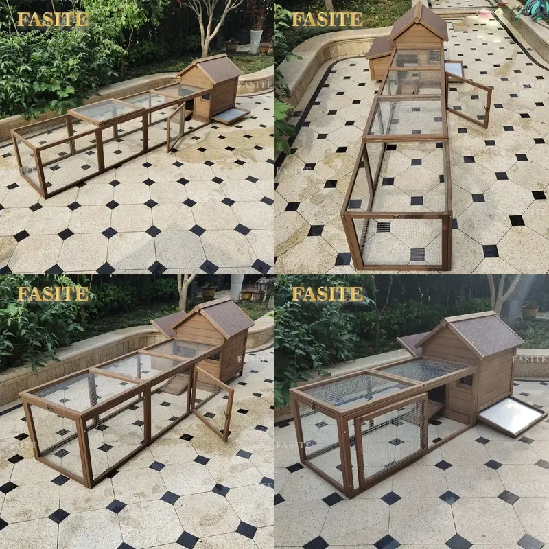 For Large Outdoor Wooden Chicken Coop Oversized Farm Poultry House Rustic Backyard Hen Hutch Durable Spacious Shelter