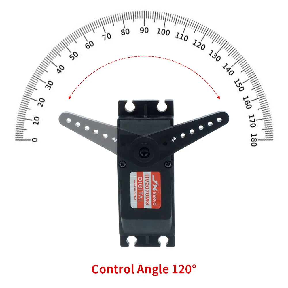 JX Servo PDI-HV2070MG 73KG Metal Gear Core Digital Servo For 1/5 Car compatible LOSI XL 5T BAJA