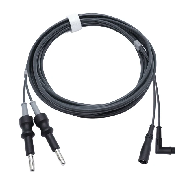 Medical cable Silicone 5.0mm banana plug to European 2.8mm banana plug High frequency electric knife adapter cable