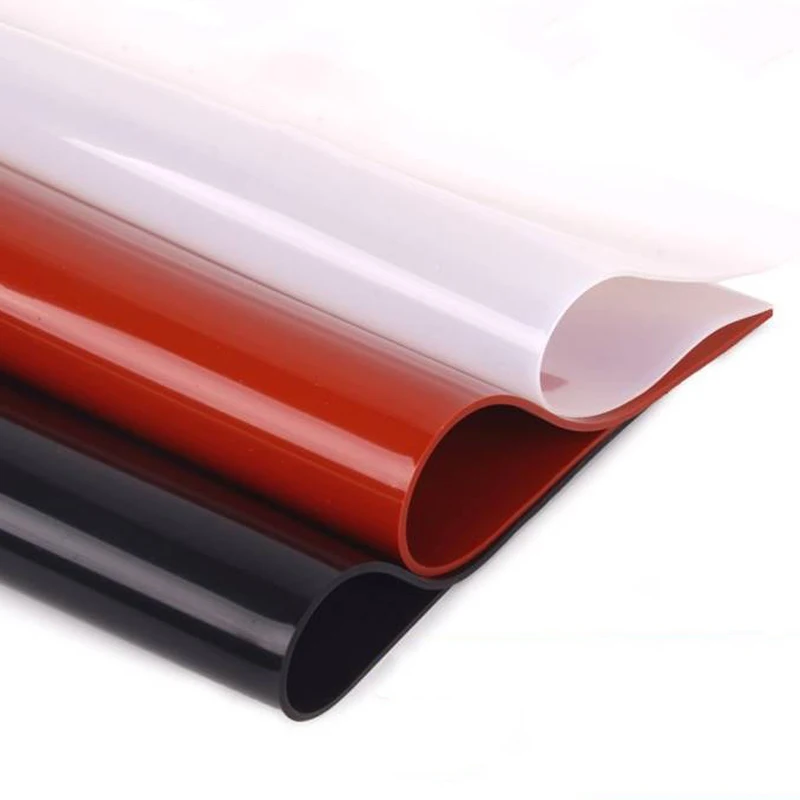 Red Silicone Rubber Sheet High Temp Resistance Food Grade Silica Gel Plate 500x500 500x1000 600x600 500x1500  1000x1000 2000