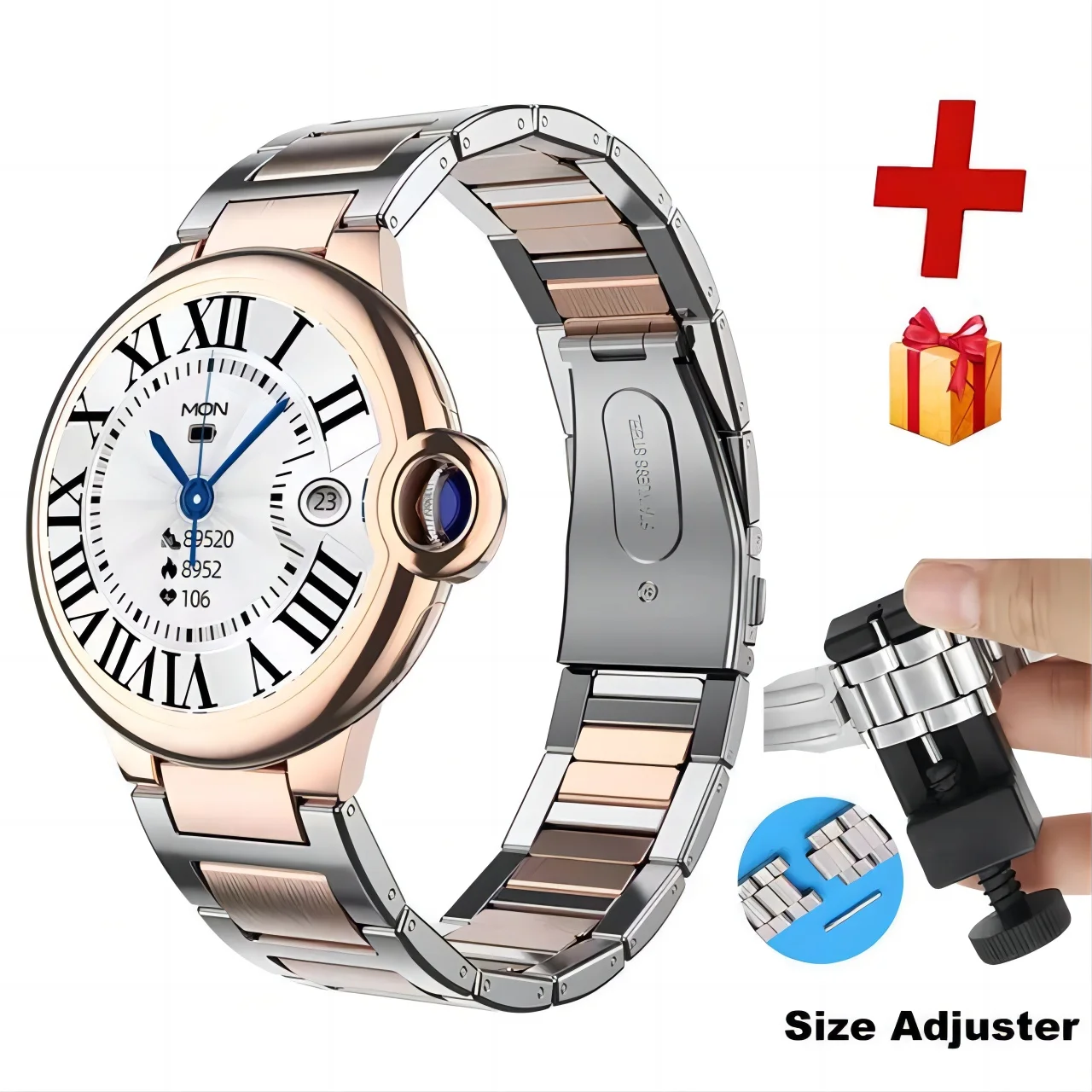 New AW28 Sports Smartwatch Men Women 1.32 Inch Full Touch Screen  Bluetooth Calls Personalized Convex Knob Fashion Wristwatch