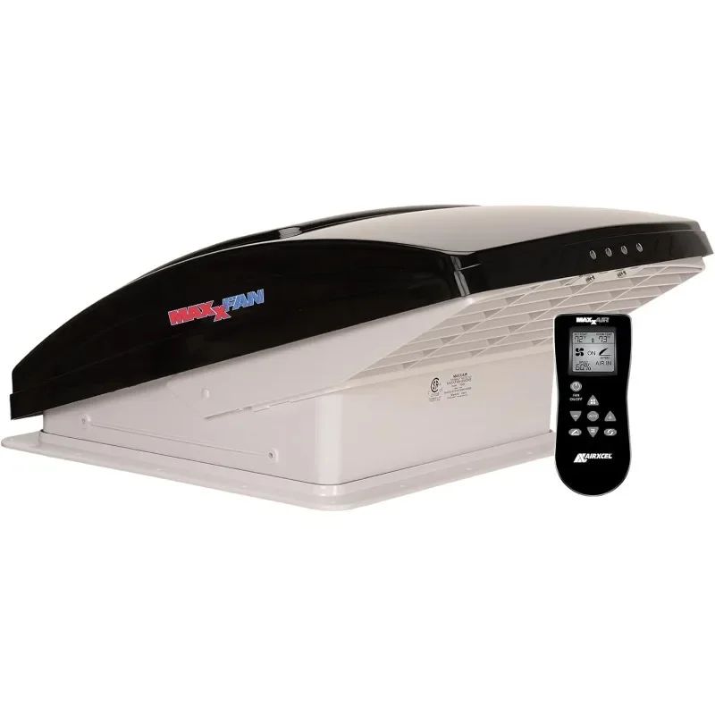 MAXXAIR Maxxfan Deluxe Vent, Fan and Vent Cover All in One - Powerful 10-Speed Reversible Fan with Thermostat